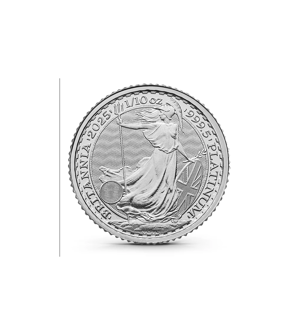Britannia 1/10 oz Platin 2025 - Pt 999,5 Platinmünze Royal Mint