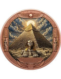 Great Pyramid of Giza – Five Ancient Wonders | 1 kg Kupfer Round | Italy 2026