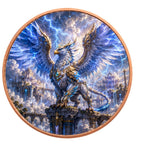 Greifenjunges im Kristallreich – 1 oz Kupfermedaille