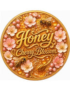 Kupfermedaille 1 oz – Honey Bee: Cherry Blossom 2026 | Golden Matt & Colors | Cu .999 | Nummeriert | 1.000 Stück