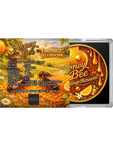 Honey Bee Orange Blossom 1 oz Kupfer 2026