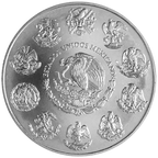 Mexiko Libertad Siegesgöttin 2026 – 1 oz Silbermünze, Wappenseite