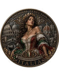 Italia Seduction – National Seduction Series 1 oz Kupfer 999 Golden Matt & Colors 2026