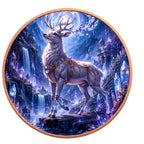 Mondhirsch im Kristallwald – 1 oz Kupfermedaille