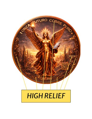 LIBERTAD Future Coin 1 Oz Kupfer