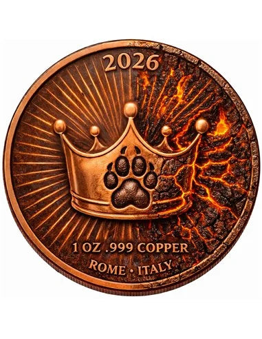 Resilience - The Lion Within 1 oz Kupfer 2026 (Virtues Series)