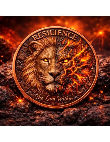 Resilience - The Lion Within 1 oz Kupfer 2026 (Virtues Series)