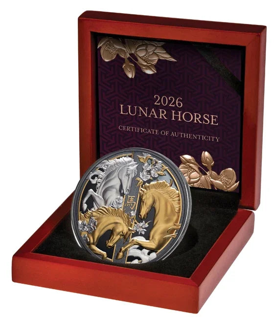 5 oz Lunar Pferd Niue 2026