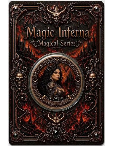 Kupfermedaille 1 oz – Magic Inferna 2026 | Magical Series | Hochrelief & Colors | Limitiert 3.000 Stück
