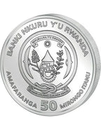 Silbermünze 1 oz – Jahr des Ziegenbocks 2027 | Lunar Ounce | Ag .999 | BU | Ruanda | 50 Francs