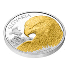Silbermünze 1 oz – Adler (Orol) 2025 | Proof | Teilvergoldet | Nummeriert | Czech Mint / Niue