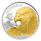 Silbermünze 1 oz – Adler (Orol) 2025 | Proof | Teilvergoldet | Nummeriert | Czech Mint / Niue