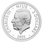 Silbermünze 1 oz – Adler (Orol) 2025 | Proof | Teilvergoldet | Nummeriert | Czech Mint / Niue