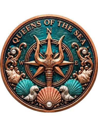 Pirate Mermaid – Mermaid’s Revenge 1 oz Kupfer 999 Colors BU 2026 – Queens of the Sea