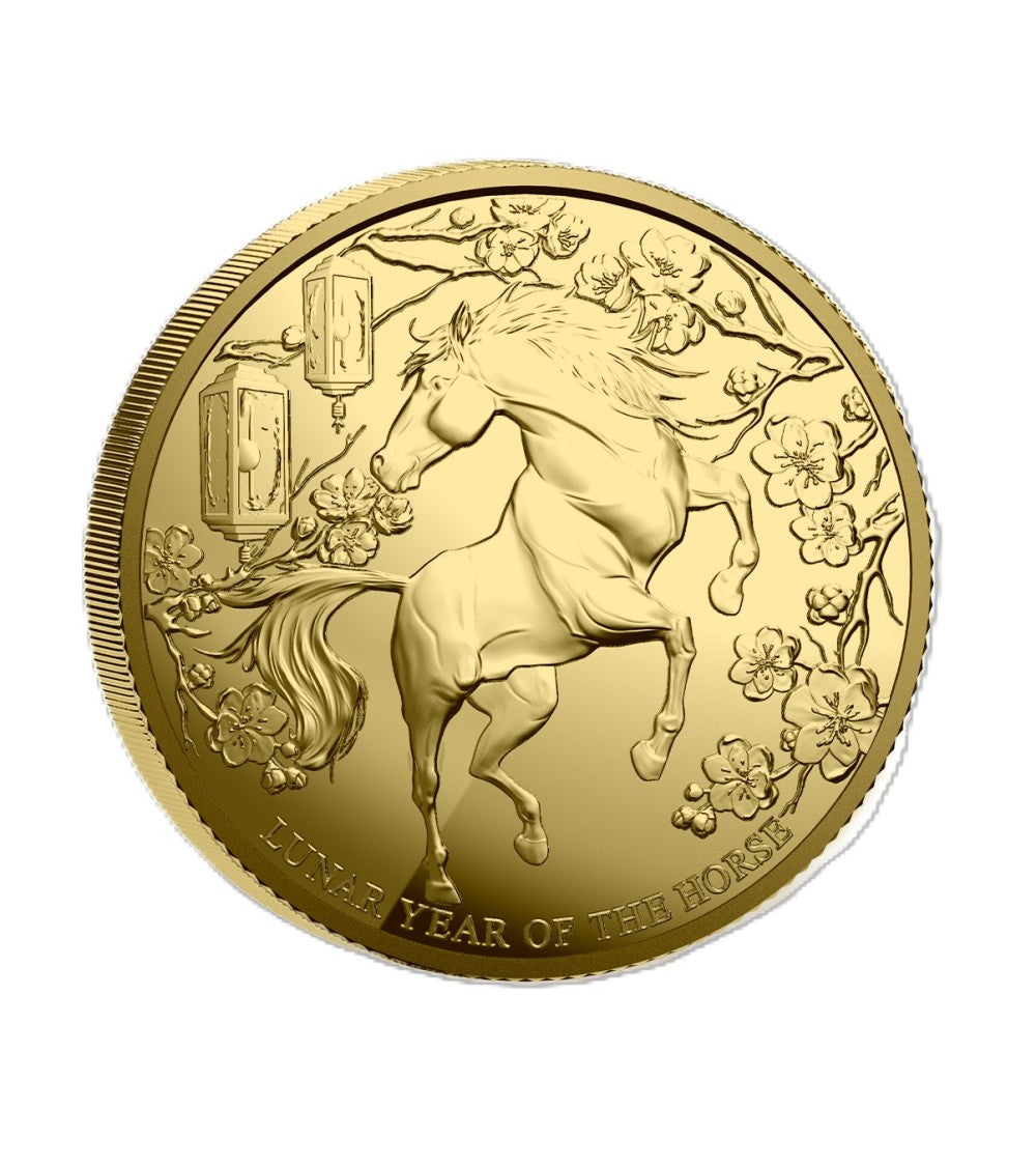 Pitcairn Islands Year of the Horse 0.5g Gold 999 2026**