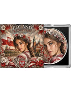 Kupfermedaille 1 oz – Poland Seduction | National Beauties 2026 | Golden Matt & Colors | Limitiert 499 Stück