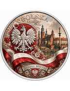 Kupfermedaille 1 oz – Poland Seduction | National Beauties 2026 | Golden Matt & Colors | Limitiert 499 Stück