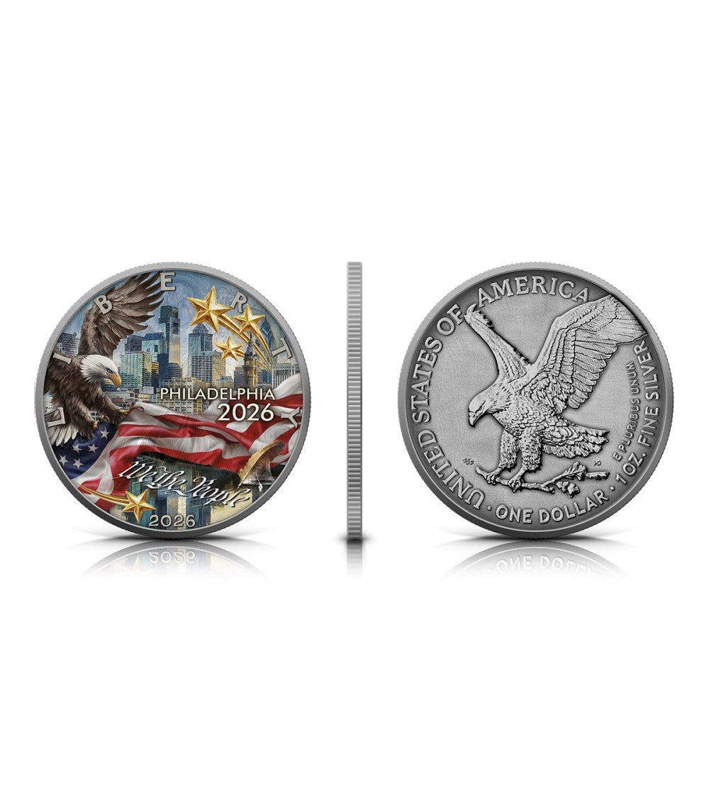 USA 2026 - American Eagle American Independence - Present Ag999 1 oz