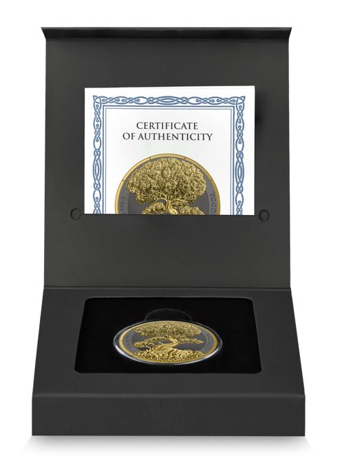 Yggdrasil Goldenleaf – 1 oz Silber BU - Germania