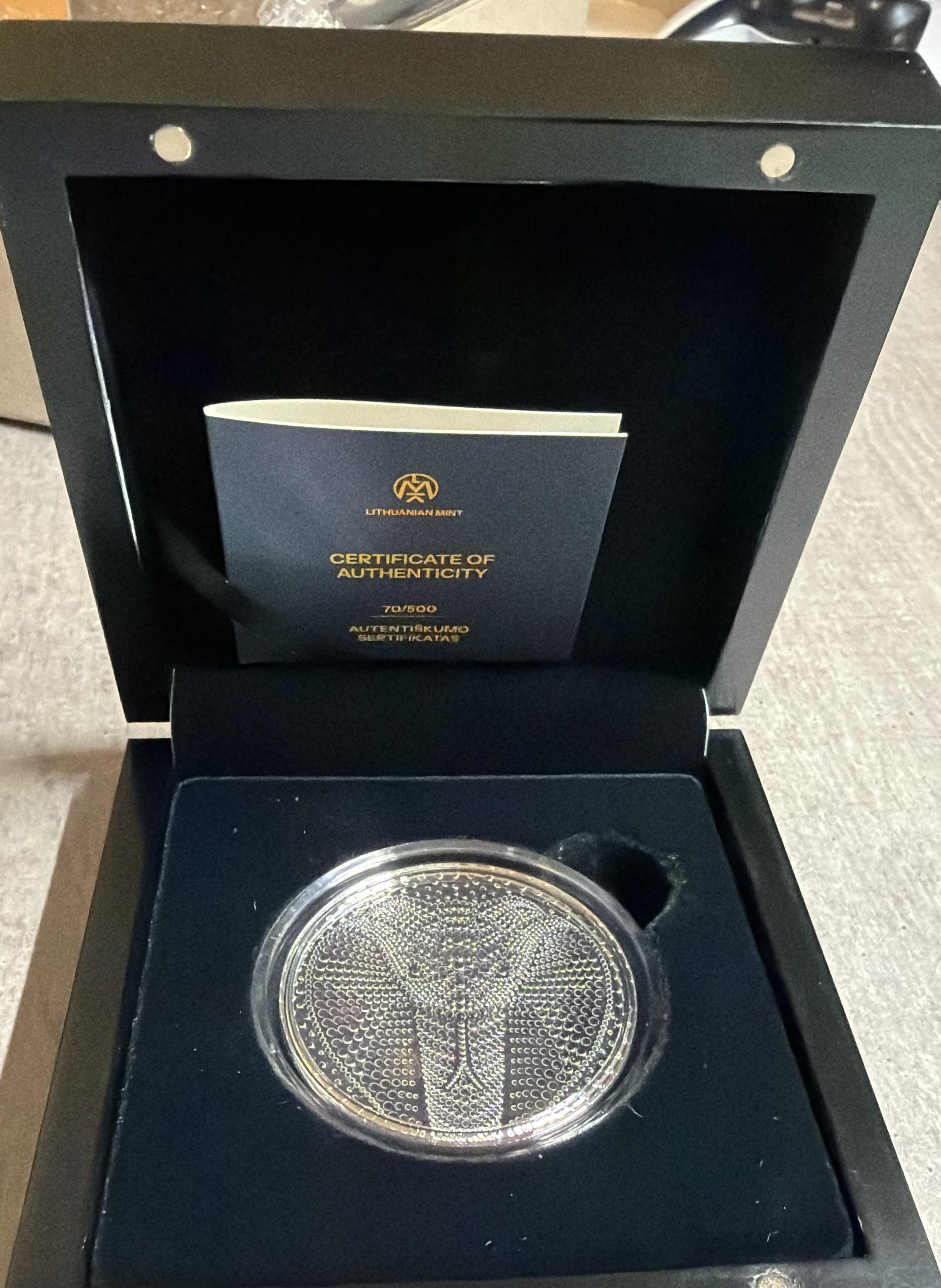 Lunar Schlange 2 oz Silber 2025 - Jahr der Schlange Niue