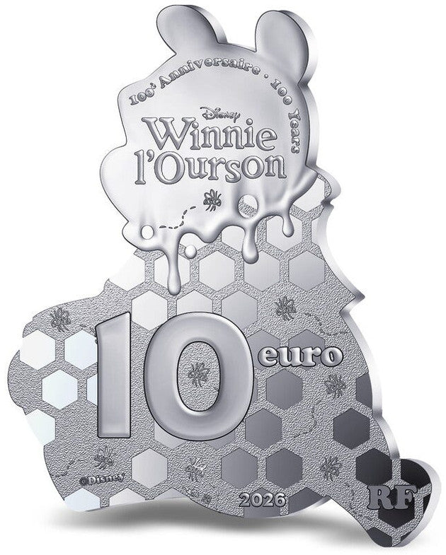 Disney Winnie Puuh 2026 – 22,2 g Silbermünze | Ag .999 | Proof | Monnaie de Paris