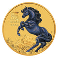 Australian Lunar III Jahr des Pferdes coloriert
1/10 oz Gold 2026**