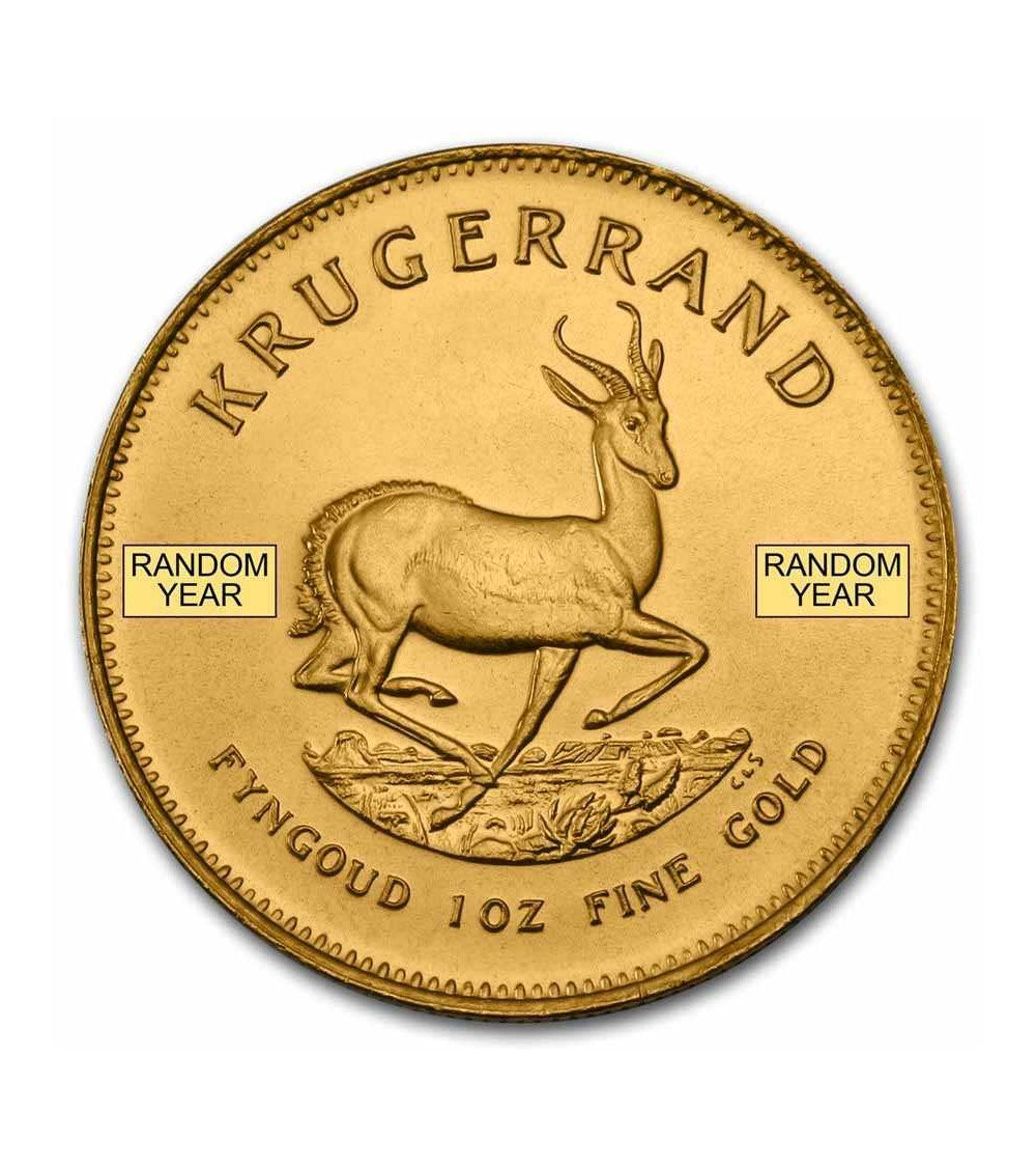 Krugerrand 1 oz Gold | Au .9167 | Rand Refinery | Backdated**