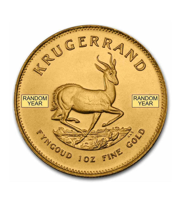 Krugerrand 1 oz Gold | Au .9167 | Rand Refinery | Backdated**