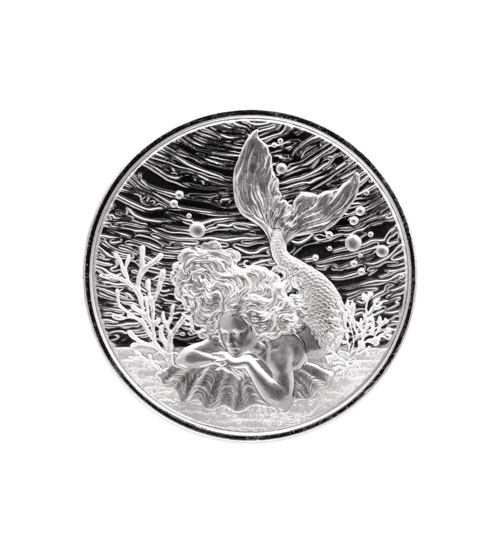Mermaid Under the Sea 2026 – Motivseite mit Meerjungfrau, 1 oz Silber Ag .999