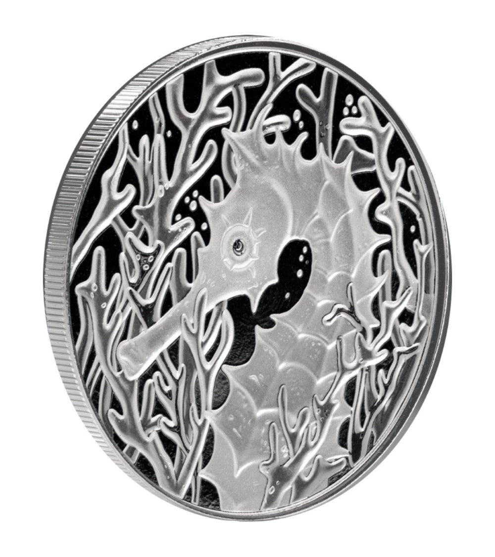 Samoa Seahorse 2026 – 1 oz Silbermünze | Ag .999 | BU | Samoa