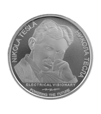 Nikola Tesla Energy Medicine -2026- 1 Unze Silber