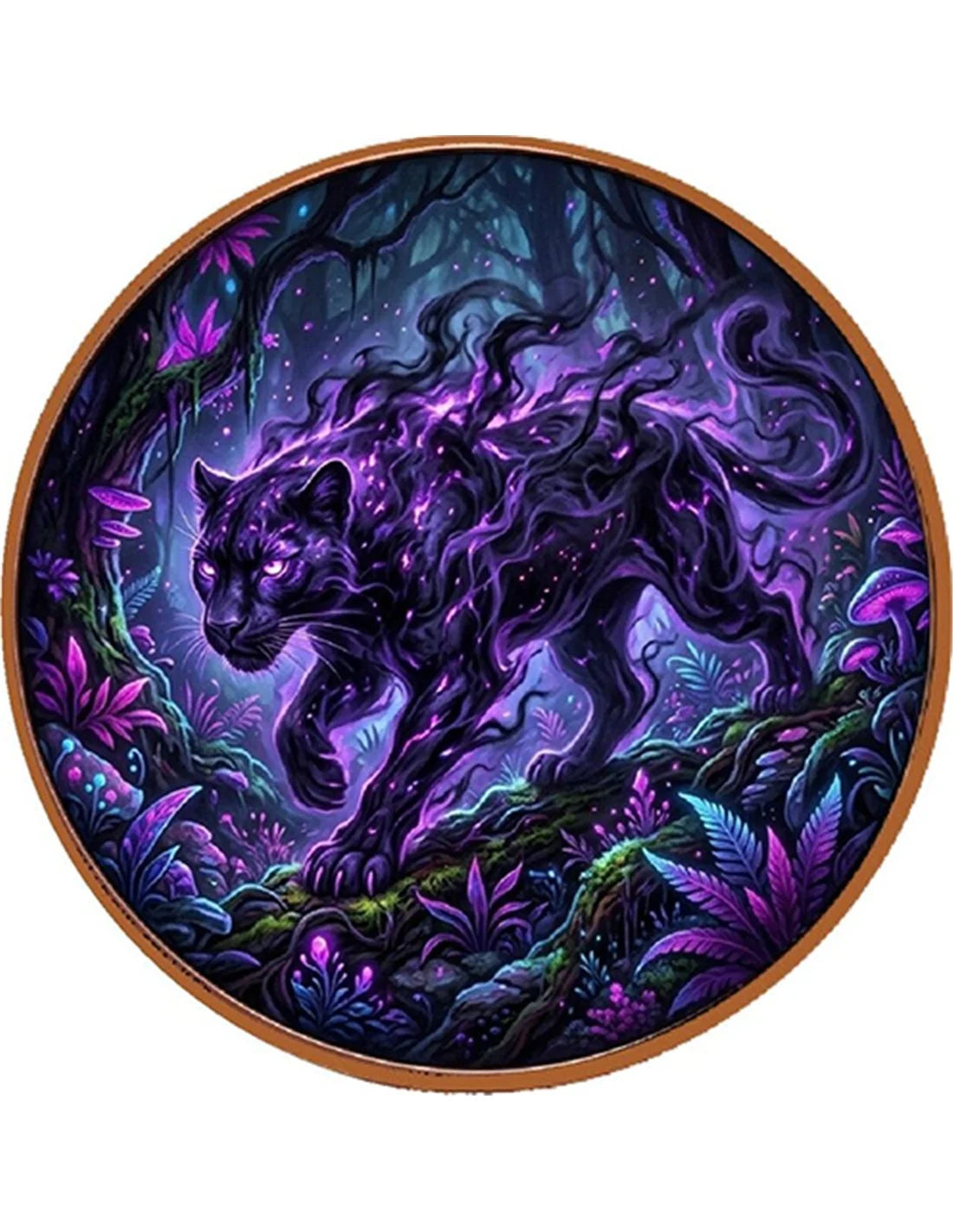 Kupfermedaille 5 oz – Shadow Stalker | Coloriert | Cu .999 | Worldwide Mints | Limitiert 999 Stück