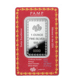 PAMP Diwali Lakshmi & Sacred Cow 2026 – 1 oz Silberbarren | Ag .999 | Proof-Like