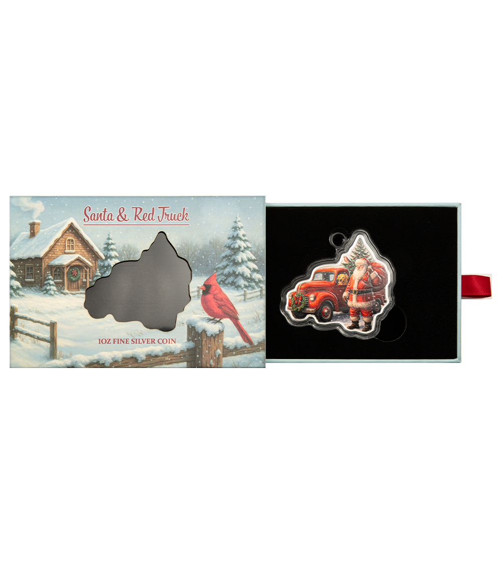 Santa & Red Truck 2026 – Spezialkapsel mit Aufhängeöse