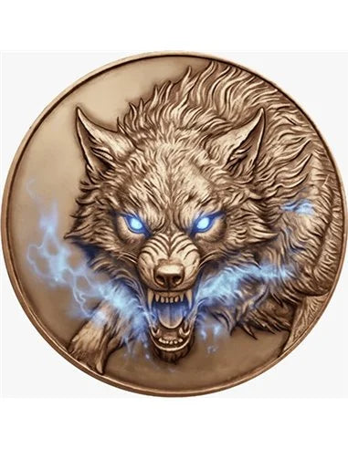 SPIRIT WOLF HIGH RELIEF 1 Kg Kilo Kupfer
