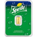 PAMP Sprite 65th Anniversary 2026 – Vorderseite des 1-g-Goldbarrens in der Assay-Karte
