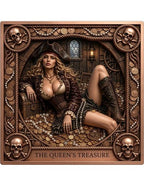 The Queen’s Treasure – 5 oz Kupfer 999 High Relief Colors BU 2026 – Piraten-Medaille