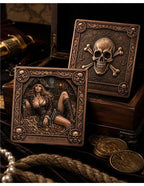 The Queen’s Treasure – 5 oz Kupfer 999 High Relief Colors BU 2026 – Piraten-Medaille