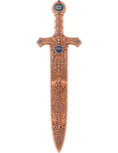 Kupfermedaille 2 oz – The Sword of Goliath | Shaped | Limitiert auf 4.018 Stück