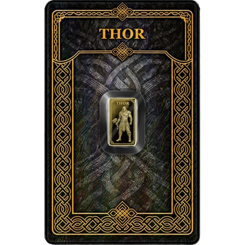 Thor – Götter von Germania | Goldbarren 1/100 oz | Au .9999 | Proof | Germania Mint**