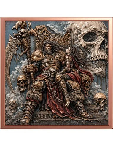 Kupfermedaille 5 oz – Throne of the Damned | Mythologic Fusion #1 2026 | Cu .999 | Limitiert