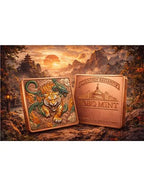 Tiger & Dragon Eternal Guardians 5 oz Kupfer High Relief 2026 – Antik Finish