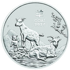 unar III Year of the Goat 2027 – 1 /2 oz Silbermünze Ag .9999 | Perth Mint Australien | kaufen Graz Kärnten