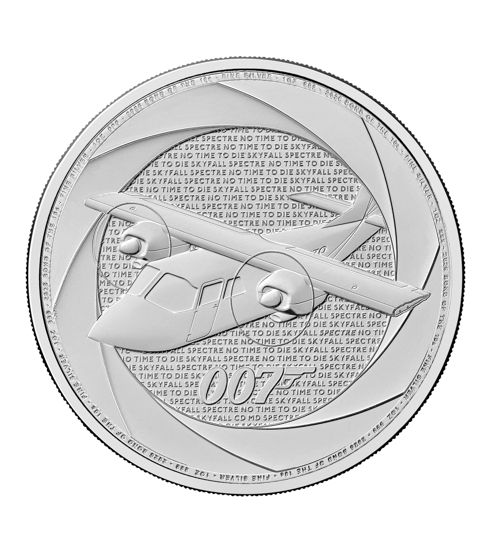 Silbermünze 1 oz – Six Decades of 007: Bond der 2010er 2026 | Ag .999 | Royal Mint | Großbritannien